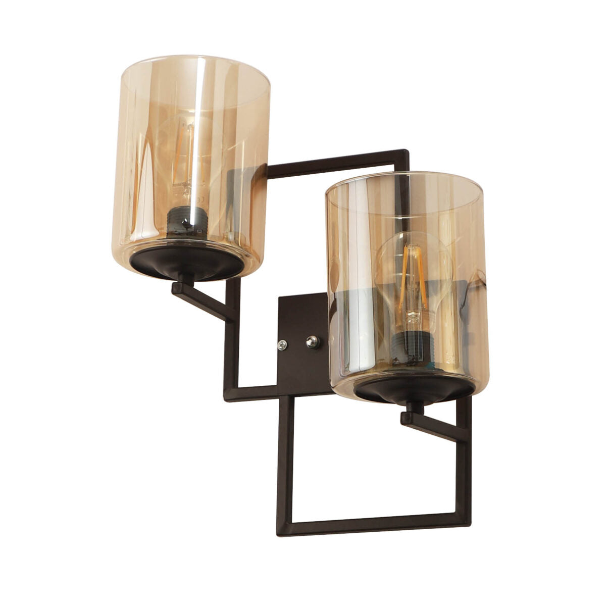 Brown & Champagne Modern Wall Lights