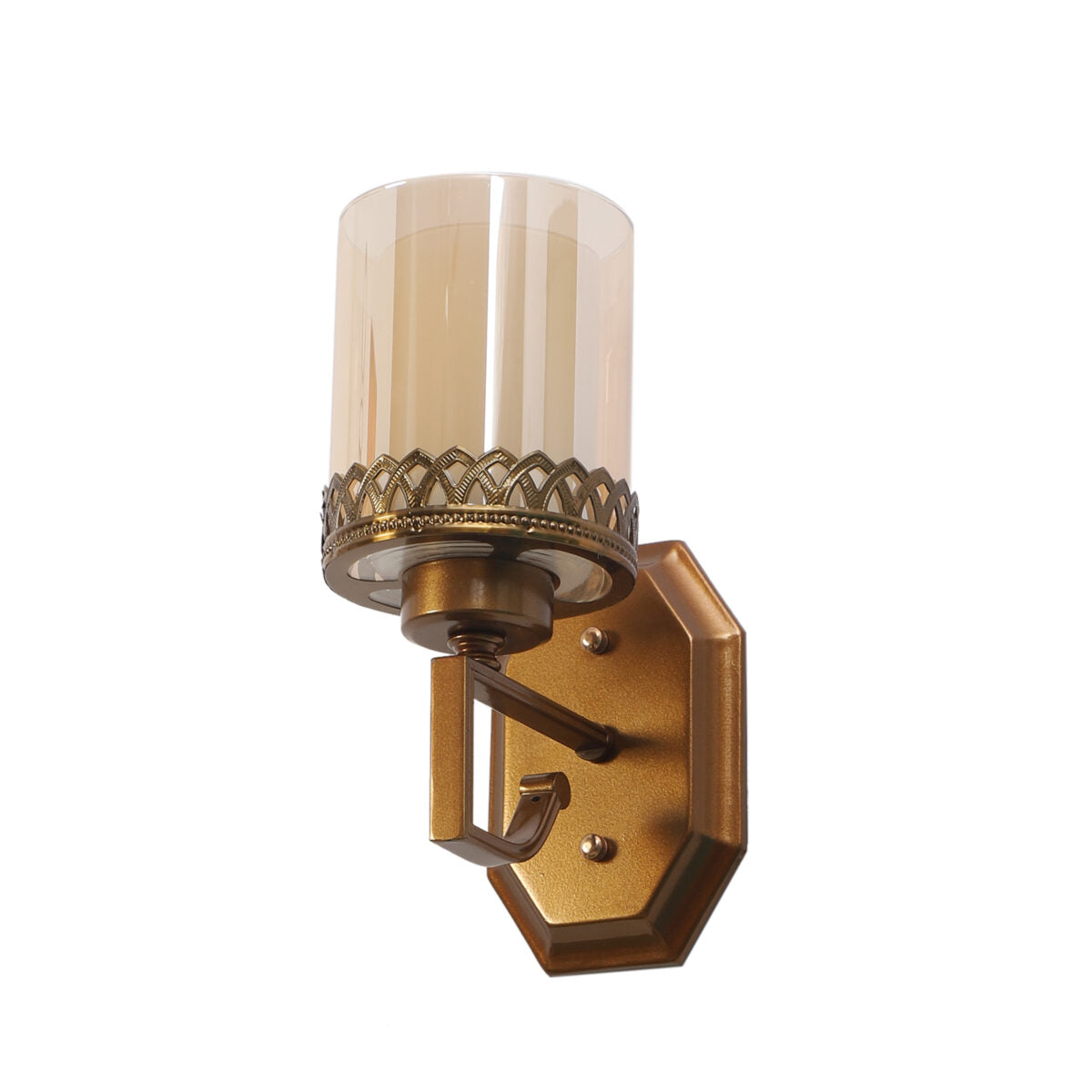 Antique Gold Glass Wall Lights
