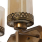 JS-VP S-406-2W Modern Wall Lights 2xE27 Mild Steel & Glass Material Antique Gold & Champaign Finish
