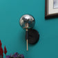 JS-VP S-409-1W Modern Wall Lights 1xE27 Mild Steel & Glass Material Brown, Gold & Smoky Finish