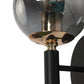 JS-VP S-409-1W Modern Wall Lights 1xE27 Mild Steel & Glass Material Brown, Gold & Smoky Finish