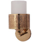 JS-VP S-416-1W Modern Wall Lights 1xE27 Mild Steel & Glass Material Gold & White Finish