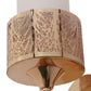 JS-VP S-416-1W Modern Wall Lights 1xE27 Mild Steel & Glass Material Gold & White Finish
