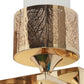JS-VP S-416-2W Modern Wall Lights 1xE27 Mild Steel & Glass Material Gold & White Finish