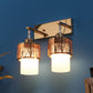 JS-VP S-422-2W Modern Wall Lights 2xE27 Mild Steel & Glass Material Gold & White Finish