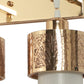 JS-VP S-422-2W Modern Wall Lights 2xE27 Mild Steel & Glass Material Gold & White Finish