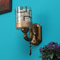 JS-VP S-424-1W Modern Wall Lights 1xE27 Mild Steel & Glass Material Antique & Champaign Finish