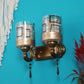 JS-VP S-424-2W Modern Wall Lights 2xE27 Mild Steel & Glass Material Antique & Champaign Finish