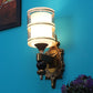 JS-VP S-426-1W Modern Wall Lights 1xE27 Mild Steel & Glass Material Antique & Champaign Finish