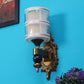 JS-VP S-426-1W Modern Wall Lights 1xE27 Mild Steel & Glass Material Antique & Champaign Finish