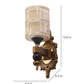 JS-VP S-426-1W Modern Wall Lights 1xE27 Mild Steel & Glass Material Antique & Champaign Finish