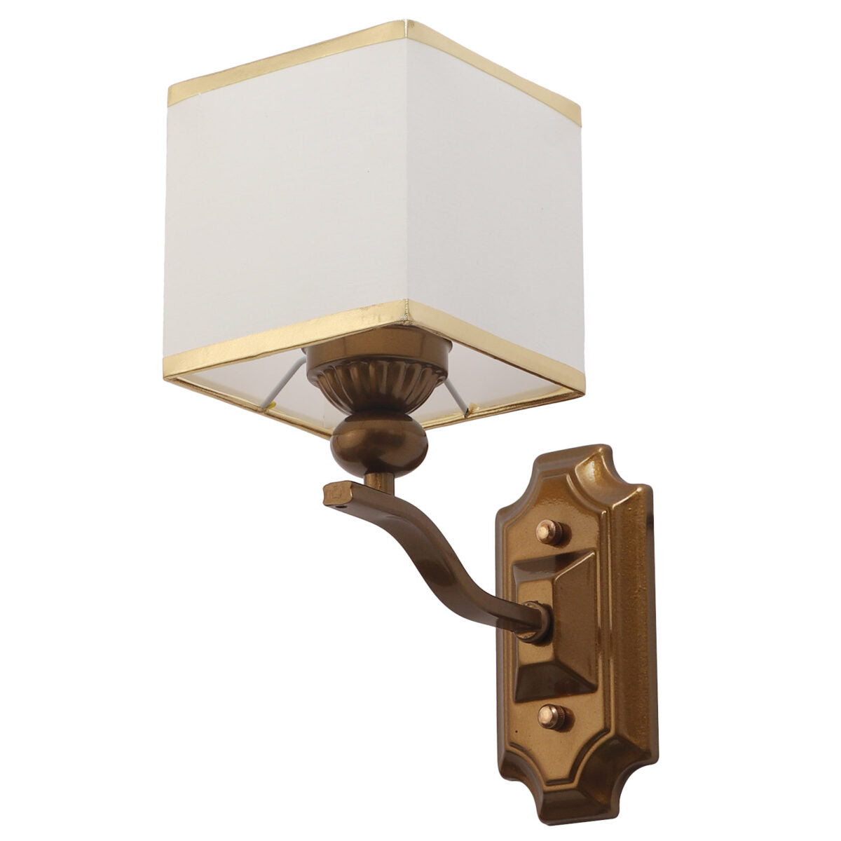 Antique White Fabric Wall Lights