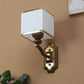 JS-VP S-427-1W Cloth Shade Wall Lights 1xE27 Mild Steel & Fabric Material Antique & White Finish