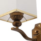 JS-VP S-427-1W Cloth Shade Wall Lights 1xE27 Mild Steel & Fabric Material Antique & White Finish