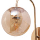 JS-VP S-434-1W Modern Wall Lights 1xE27 Mild Steel & Glass Material Gold & Champaign Finish