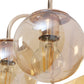 JS-VP S-434-2W Modern Wall Lights 2xE27 Mild Steel & Glass Material Gold & Champaign Finish