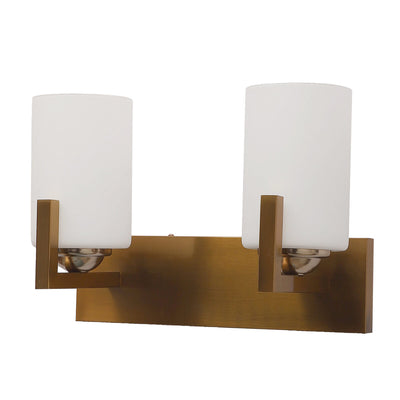JS-VP S-497-2W Modern Wall Lights 2xE27 Mild Steel & Glass Material Antique & White Finish