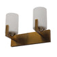 JS-VP S-497-2W Modern Wall Lights 2xE27 Mild Steel & Glass Material Antique & White Finish