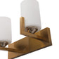 JS-VP S-497-2W Modern Wall Lights 2xE27 Mild Steel & Glass Material Antique & White Finish