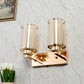 JS-VP S-440-2W Modern Wall Lights 1xE27 Mild Steel & Glass Material Gold & Champaign Finish