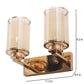JS-VP S-440-2W Modern Wall Lights 1xE27 Mild Steel & Glass Material Gold & Champaign Finish
