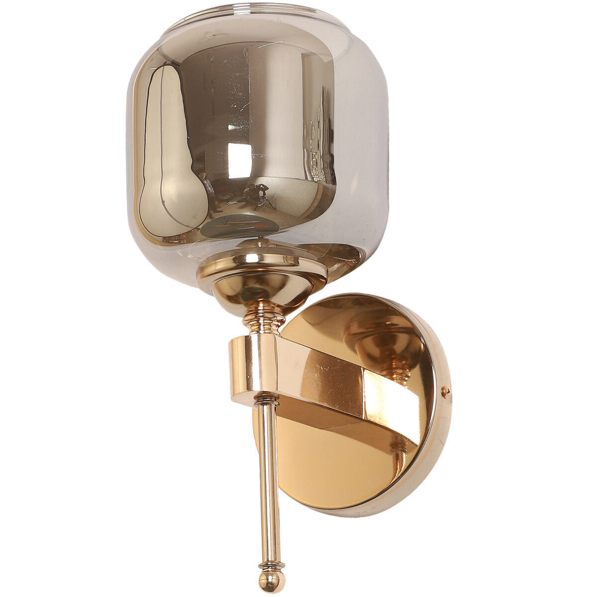 Smoky Gold Glass Wall Lights