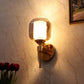 JS-VP S-443-1W Modern Wall Lights 1xE27 Mild Steel & Glass Material Gold & Smoke Finish
