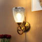 JS-VP S-467-1W Modern Wall Lights 1xE27 Mild Steel & Glass Material Antique & Smoke Finish