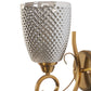 JS-VP S-467-1W Modern Wall Lights 1xE27 Mild Steel & Glass Material Antique & Smoke Finish