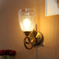 JS-VP S-472-1W Modern Wall Lights 1xE27 Mild Steel & Glass Material Antique & Champaign Finish