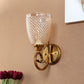 JS-VP S-472-1W Modern Wall Lights 1xE27 Mild Steel & Glass Material Antique & Champaign Finish