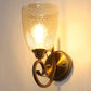 JS-VP S-472-1W Modern Wall Lights 1xE27 Mild Steel & Glass Material Antique & Champaign Finish
