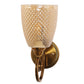 JS-VP S-472-1W Modern Wall Lights 1xE27 Mild Steel & Glass Material Antique & Champaign Finish