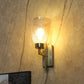 JS-VP S-483-1W Modern Wall Lights 1xE27 Mild Steel & Glass Material Antique & Champaign Finish