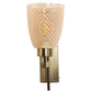 JS-VP S-483-1W Modern Wall Lights 1xE27 Mild Steel & Glass Material Antique & Champaign Finish
