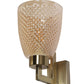 JS-VP S-483-1W Modern Wall Lights 1xE27 Mild Steel & Glass Material Antique & Champaign Finish