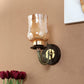 JS-VP S-486-1W Modern Wall Lights 1xE27 Mild Steel & Glass Material Antique & Champaign Finish