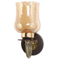 JS-VP S-486-1W Modern Wall Lights 1xE27 Mild Steel & Glass Material Antique & Champaign Finish