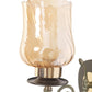 JS-VP S-486-1W Modern Wall Lights 1xE27 Mild Steel & Glass Material Antique & Champaign Finish