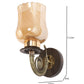 JS-VP S-486-1W Modern Wall Lights 1xE27 Mild Steel & Glass Material Antique & Champaign Finish
