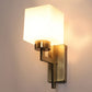 JS-VP S-492-1W Modern Wall Lights 1xE27 Mild Steel & Fabric Material Antique & White Finish