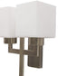 JS-VP S-492-2W Modern Wall Lights 2xE27 Mild Steel & Fabric Material Antique & White Finish