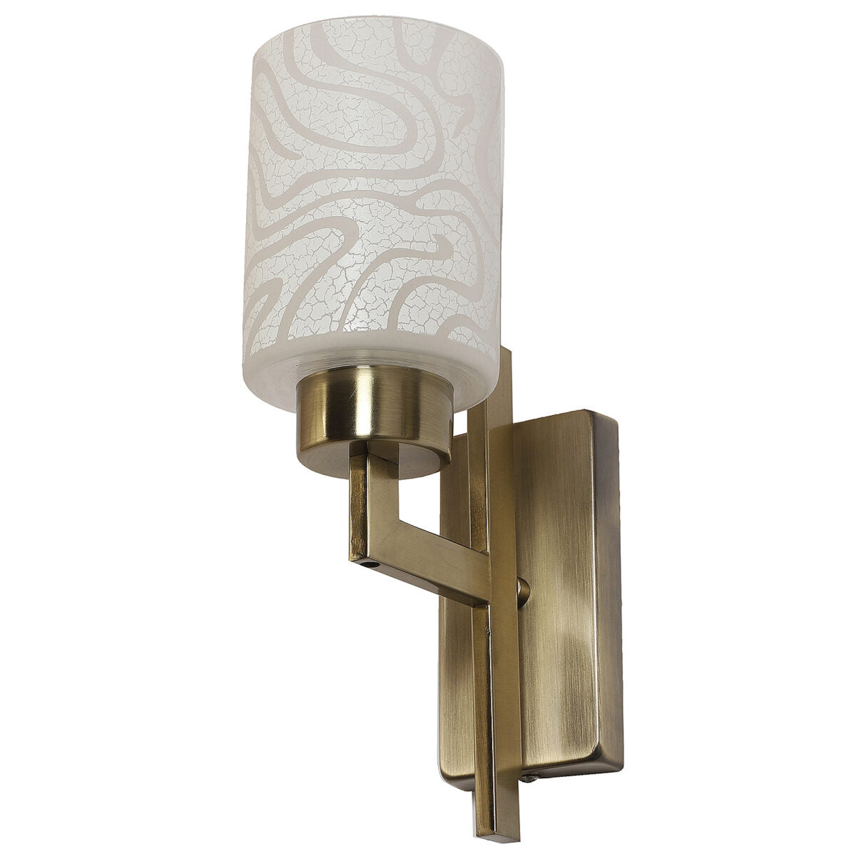 Antique White Glass Wall Light Series