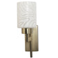 JS-VP S-502-1W Modern Wall Lights 1xE27 Mild Steel & Glass Material Antique & White Finish