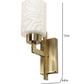 JS-VP S-502-1W Modern Wall Lights 1xE27 Mild Steel & Glass Material Antique & White Finish
