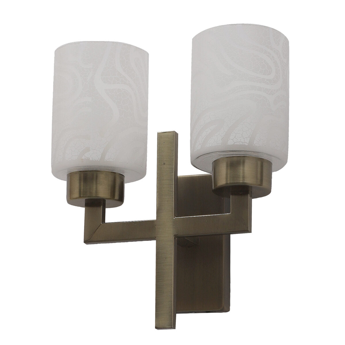 Antique White Glass Wall Light Series