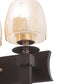 JS-VP S-504-2W Modern Wall Lights 2xE27 Mild Steel & Glass Material Brown & Champaign Finish