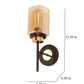 JS-VP S-517-1W Modern Wall Lights 1xE27 Mild Steel & Glass Material Black, Gold & Champaign Finish