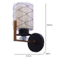 JS-VP S-544-1W Modern Wall Lights 1xE27 Mild Steel & Glass Material Brown & Champaign Finish
