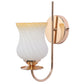 JS-VP S-545-1W Modern Wall Lights 2xE27 Mild Steel & Glass Material Gold & White, Yellow Finish